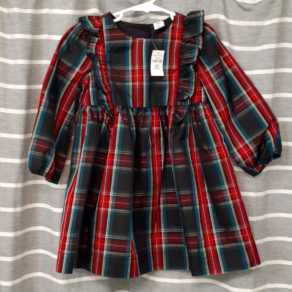 Baby GAP 4T Plaid Holiday Dress
